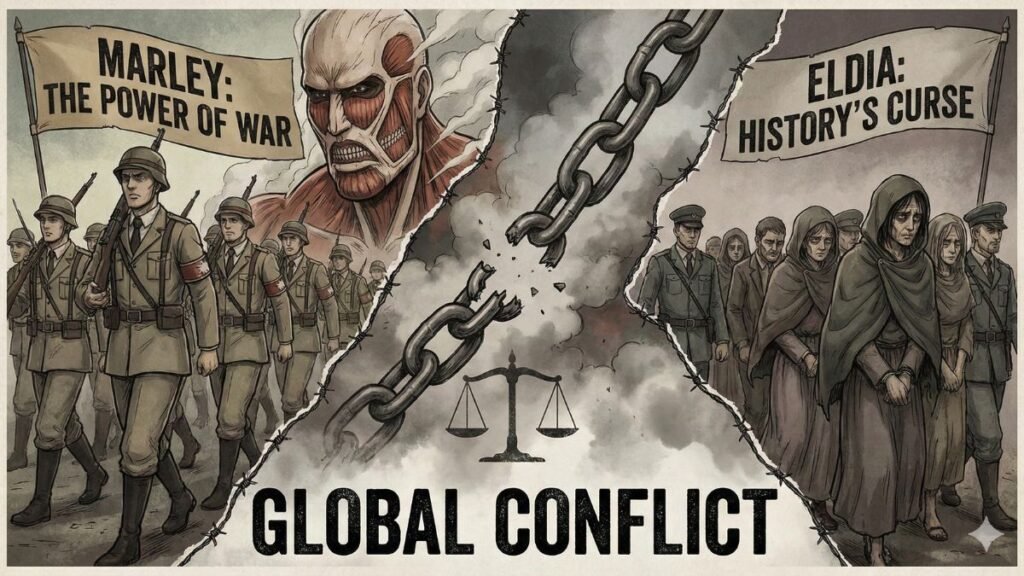 Attack on Titan Marley vs Eldia